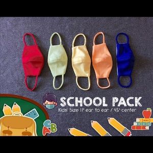 5 Reusable Face Masks for Kids 10 yr olds